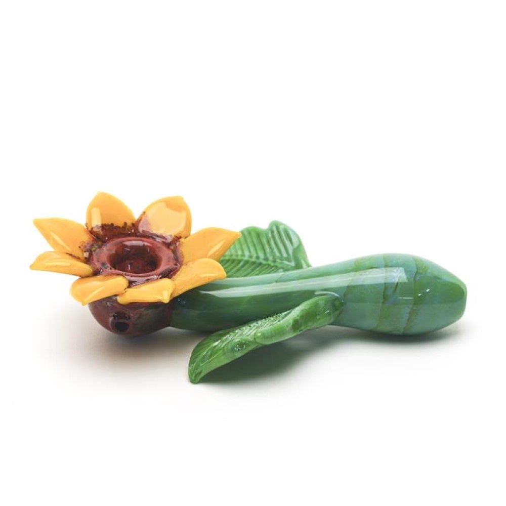 Sunflower Pipe by Empire Glassworks