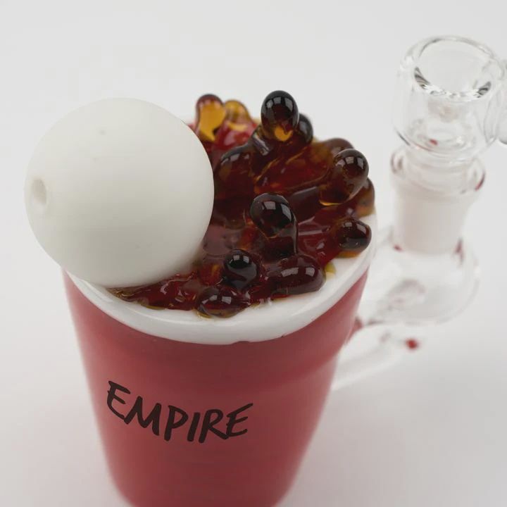 Beer Pong Mini Rig by Empire Glassworks