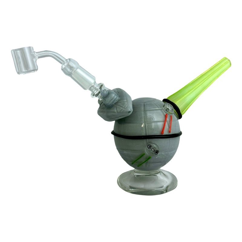 Space Grey Oil Rig by Empire Glassworks