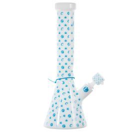 COOKIES V Beaker 13.75" Water Pipe
