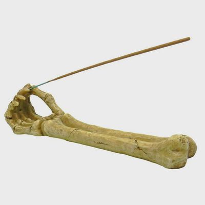 10" Skeleton Arm Incense Burner by Fujima