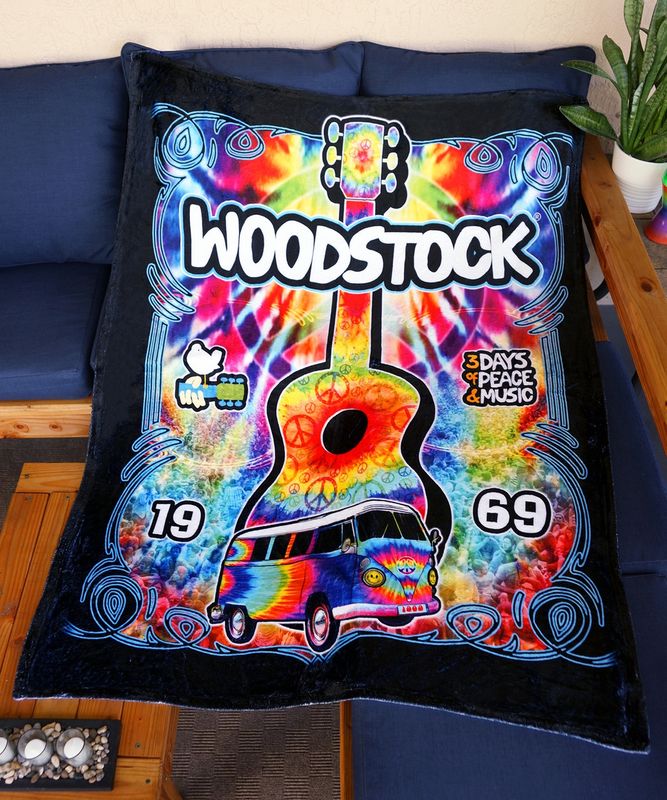 Earth Ragz Woodstock Van Throw Blanket