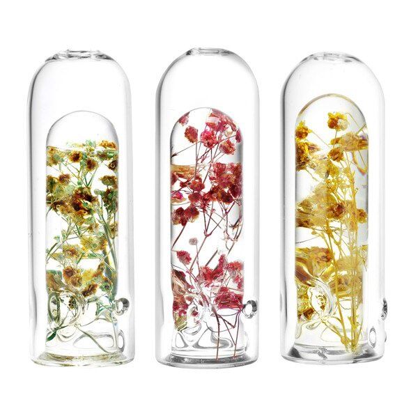 Wild Flower Power Terrarium Glass Pipe