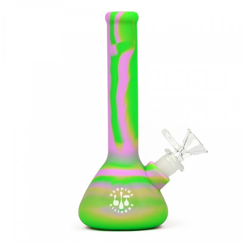 LIT Silicone 7.5" Tall Beaker Water Pipe