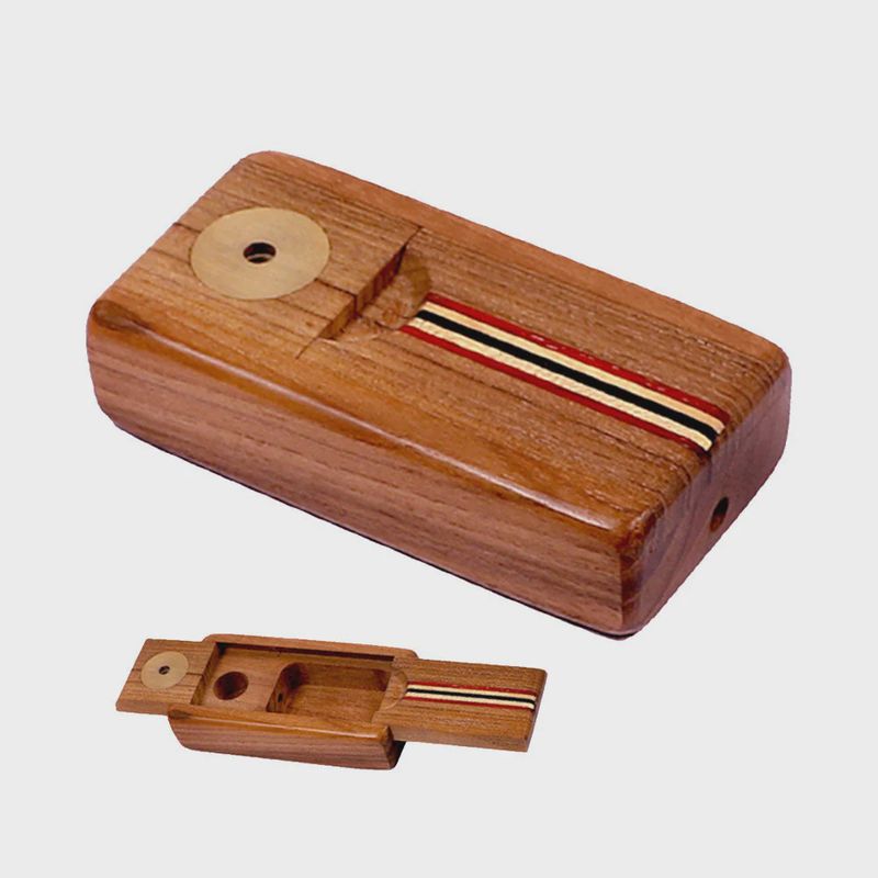 Sneaky Tokes Stash 'n Go Wood Pipe