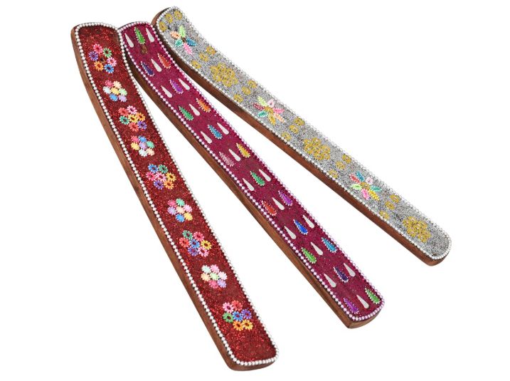 Decorated Glitter Incense Burner