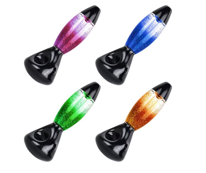 Lava Lamp Freezable Glycerin 4.5" Hand Pipe