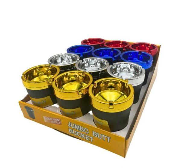 Chrome Top Butt Bucket Ashtray