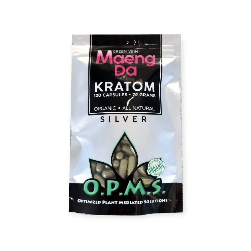 OPMS Silver Green Maeng Da Capsules