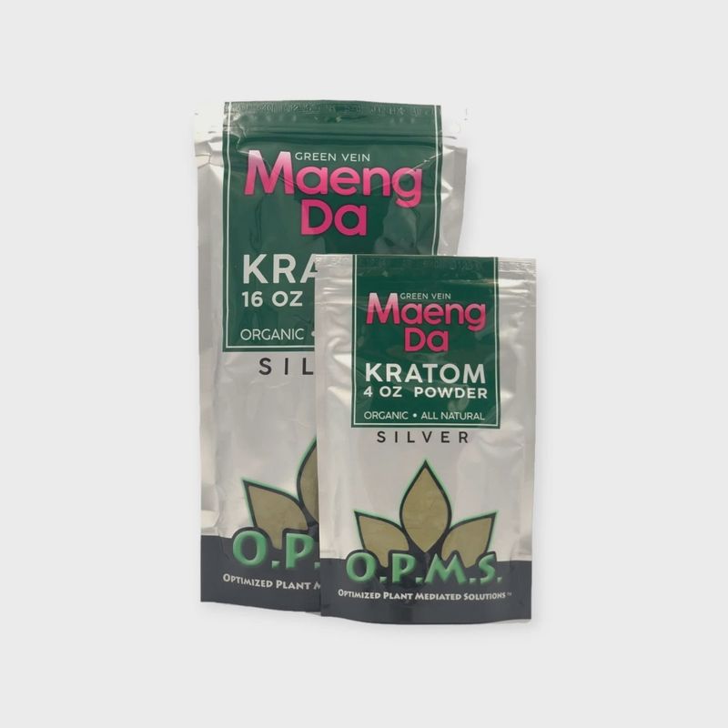 OPMS Silver Green Maeng Da Powder