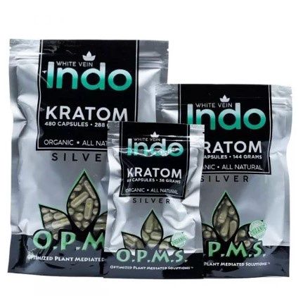 OPMS Silver White Vein Indo Capsules