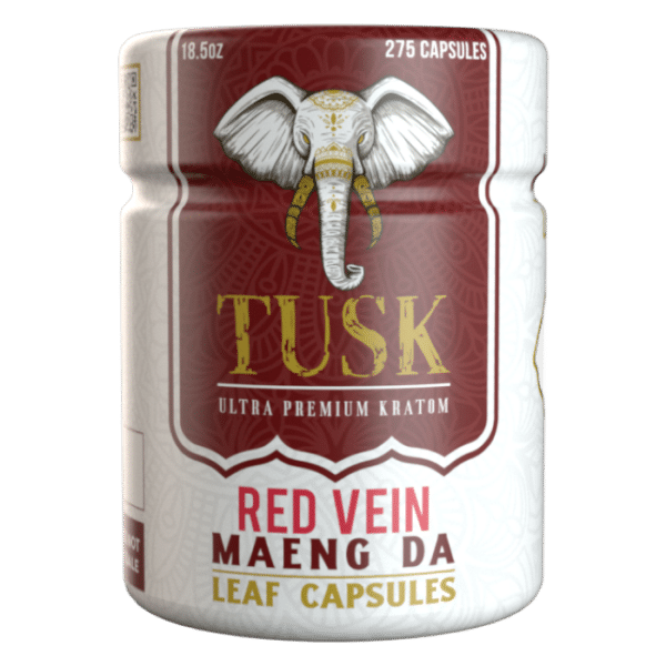 Tusk Kratom Capsules - Red Maeng Da