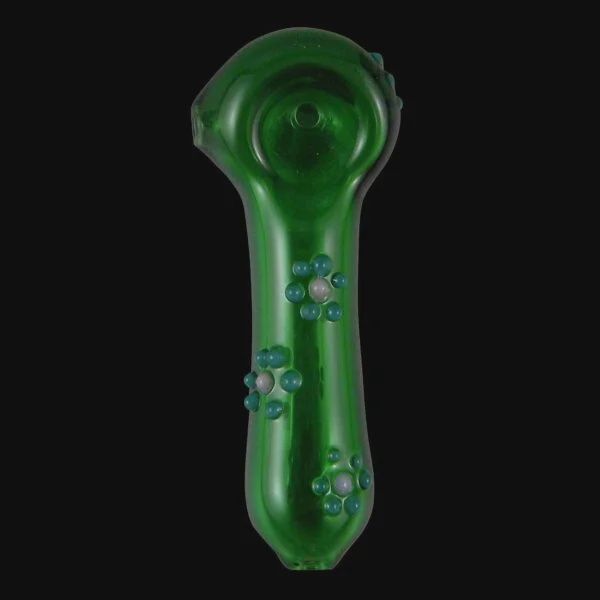 Botanist Glass Pipe By Chameleon Glass, Color: Green