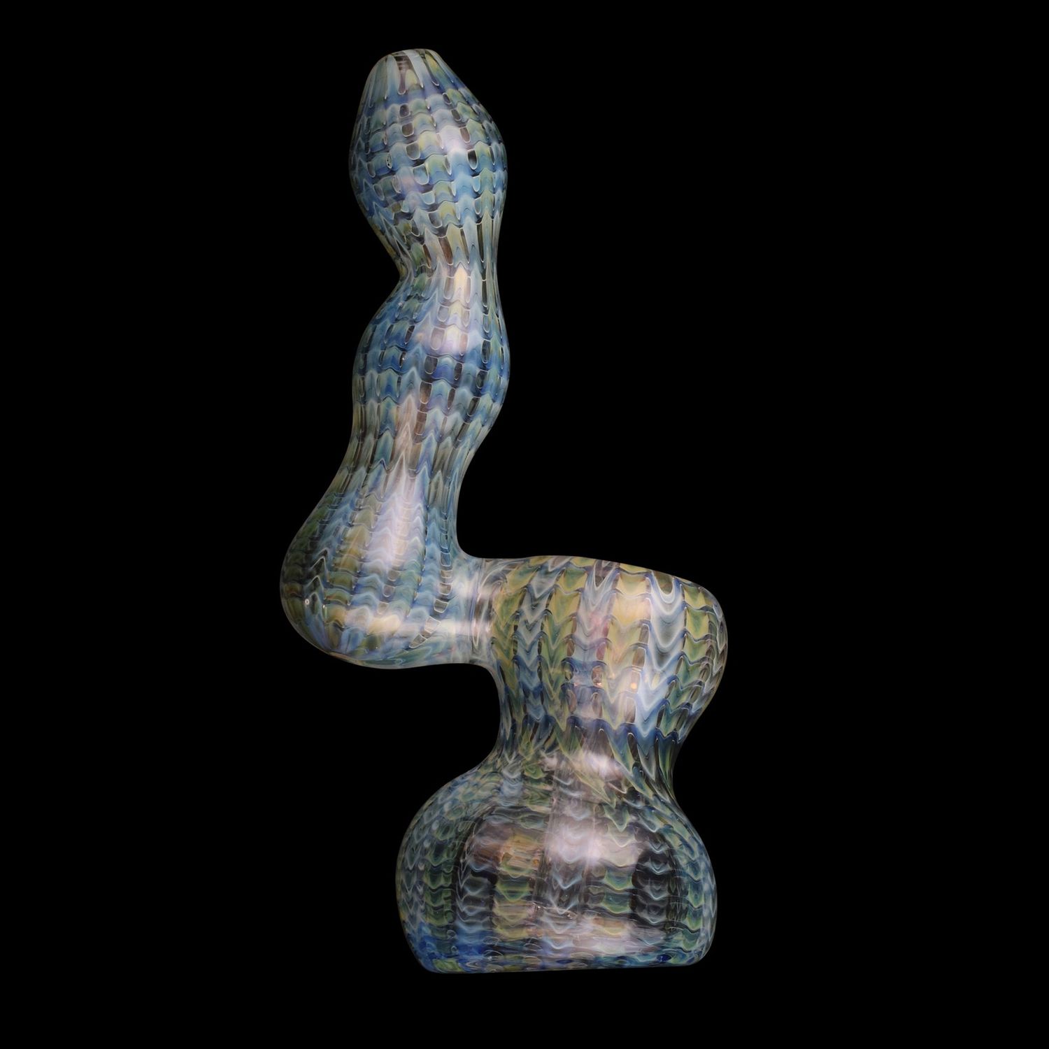 Cold Fusion Sherlock Bubbler By Chameleon Glass, Color: Color Change