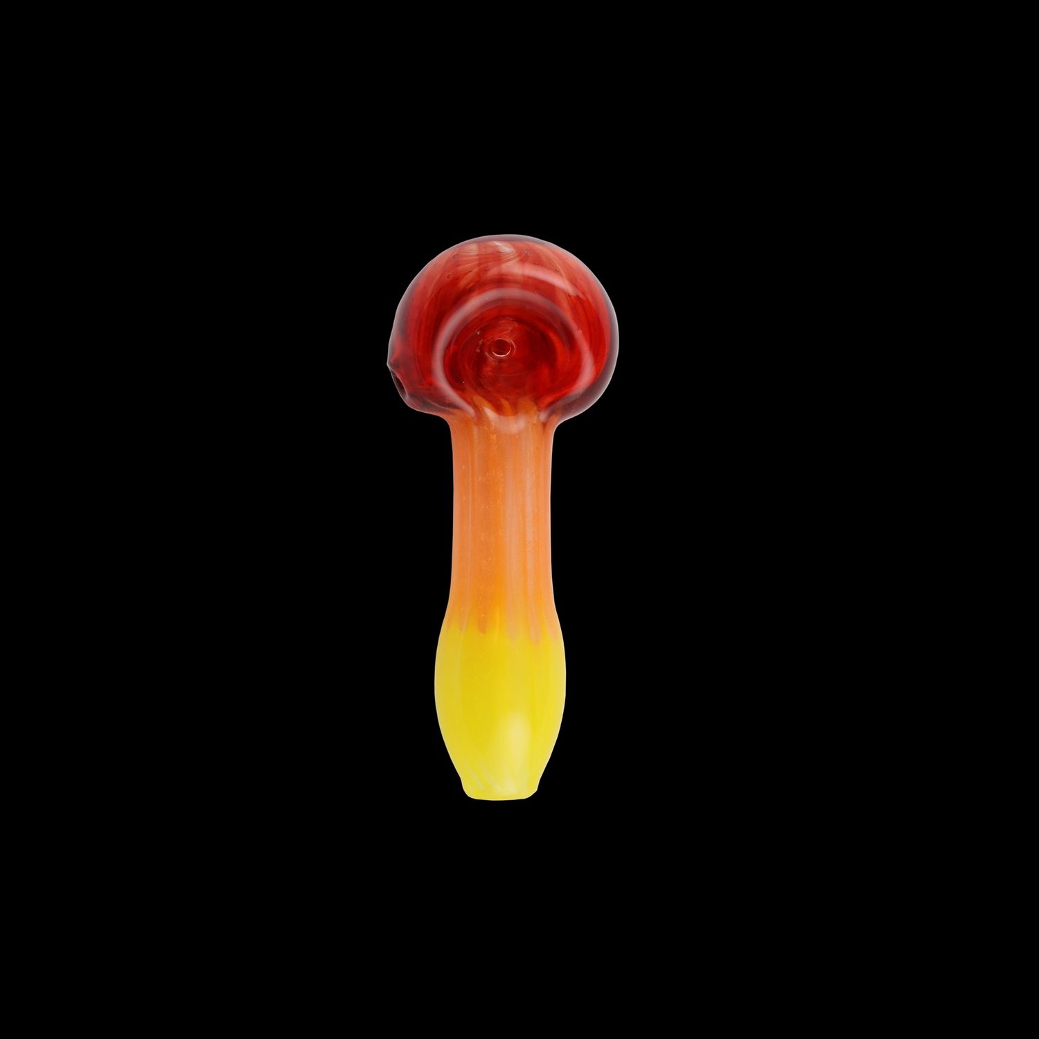 Dancer Series Glass Pipe By Chameleon Glass, Attribute: Yellow