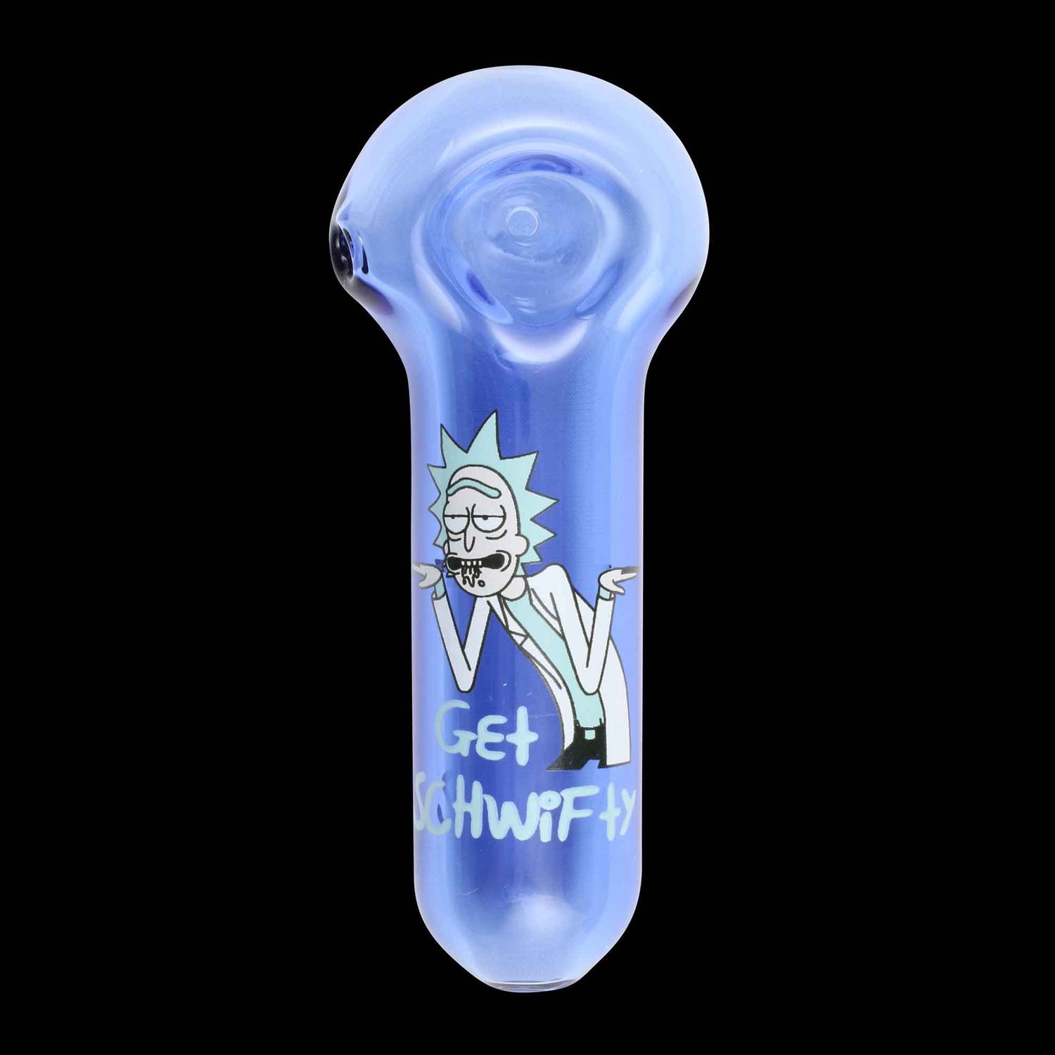 Get Schwifty Label By Chameleon Glass, Color: White