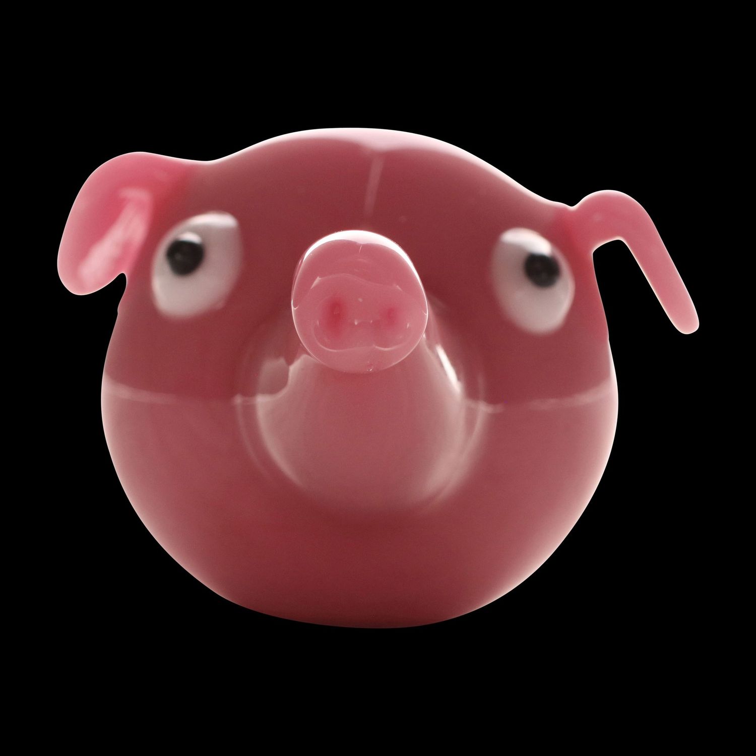 Pink Elephant Glass Pipe By Chameleon Glass, Color: Pink