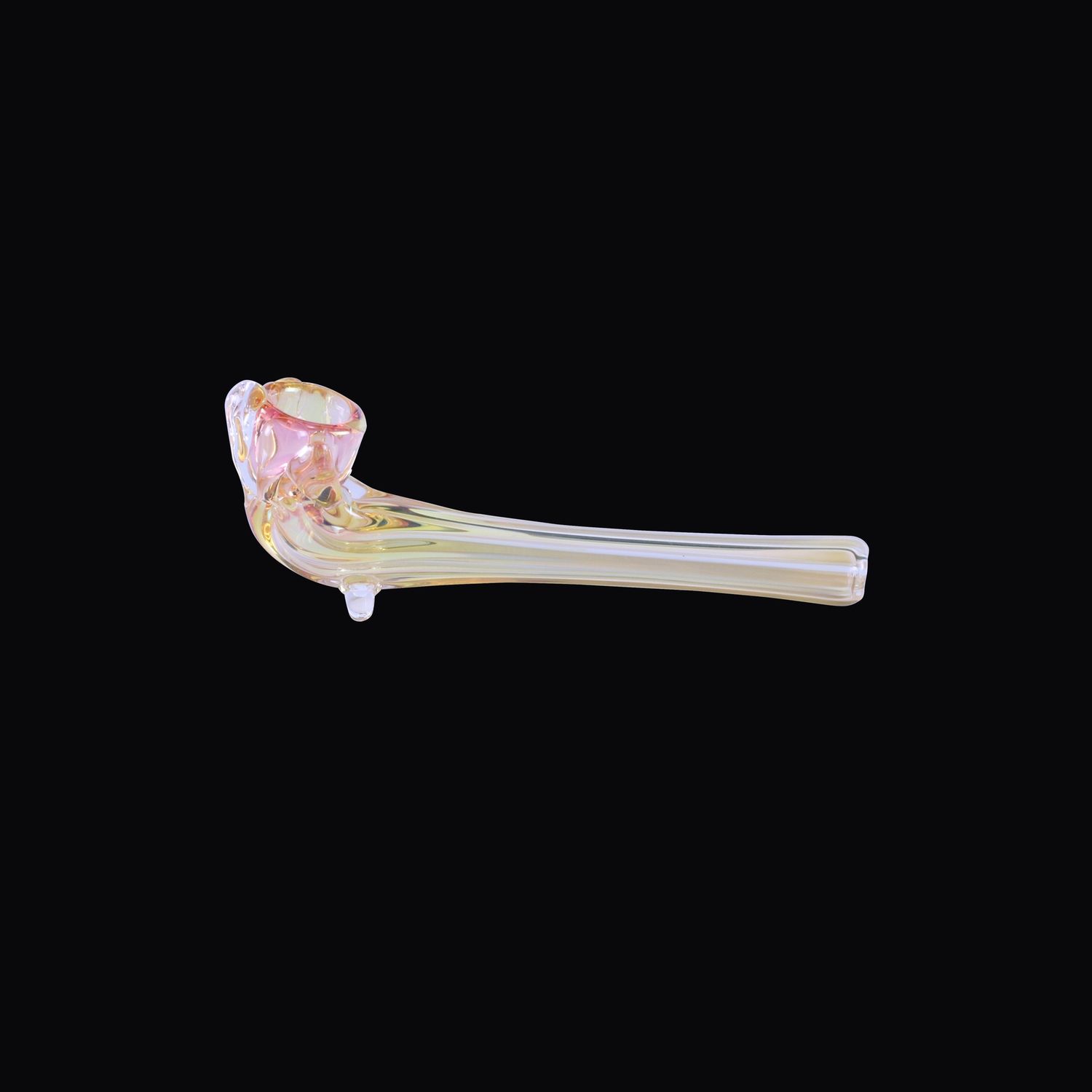 Old School Glass Pipe By Chameleon Glass, Color: Color Change