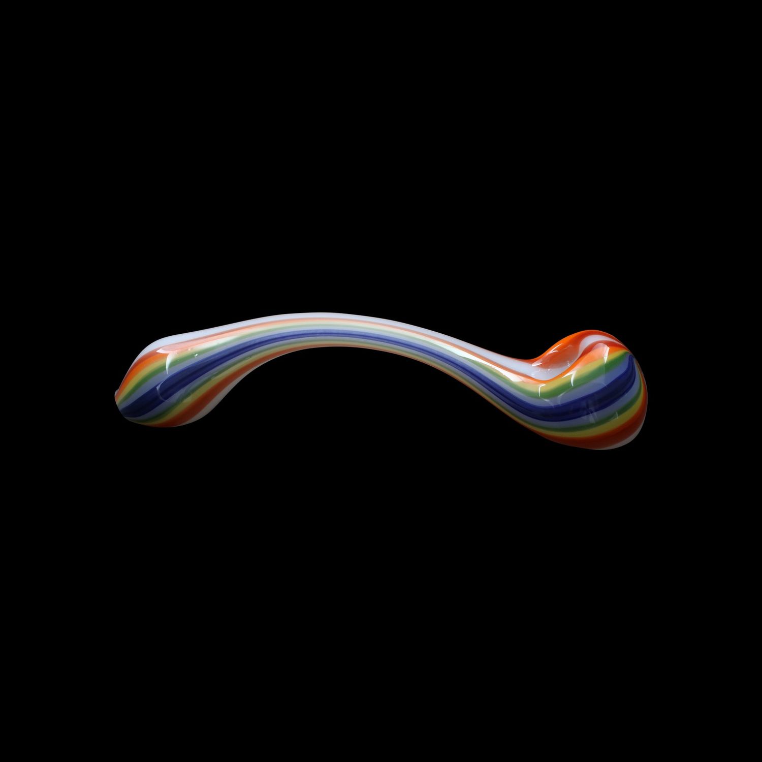 Rainbow Gandalf Glass Pipe By Chameleon Glass, Color: Rainbow