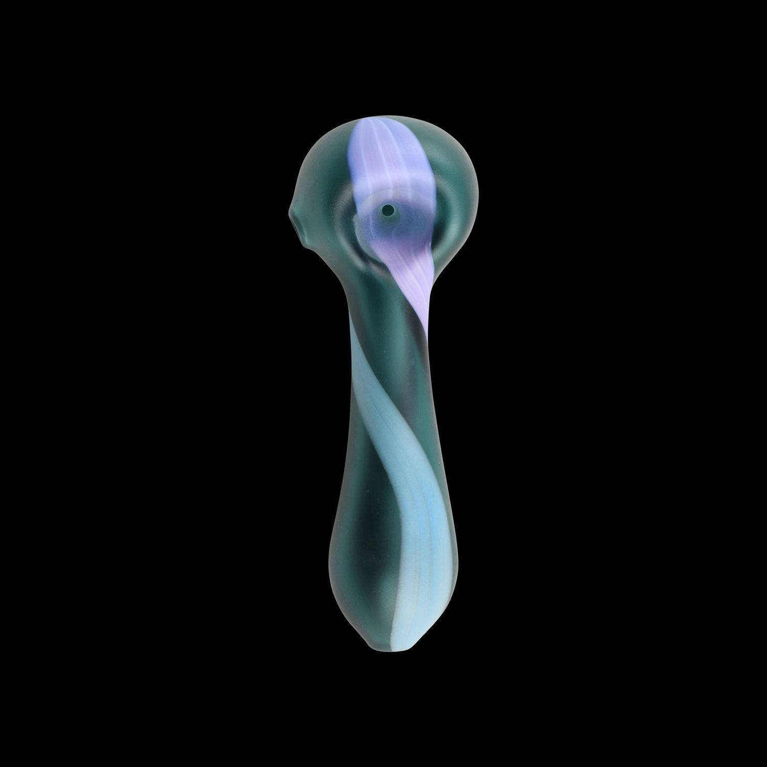 Northern Lights Glass Pipe By Chameleon Glass, Color: Blue