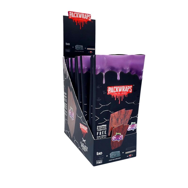 Packwraps x Twisted Hemp 2ct - Gushing Grape