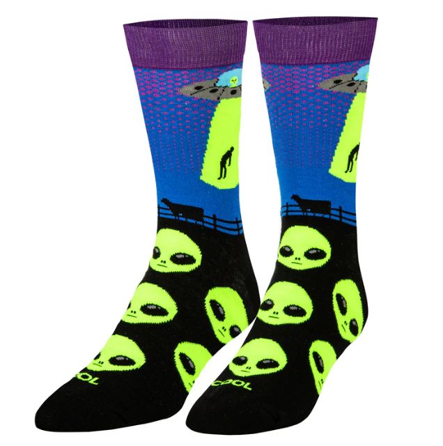 Alien Abduction Men's Crew Socks