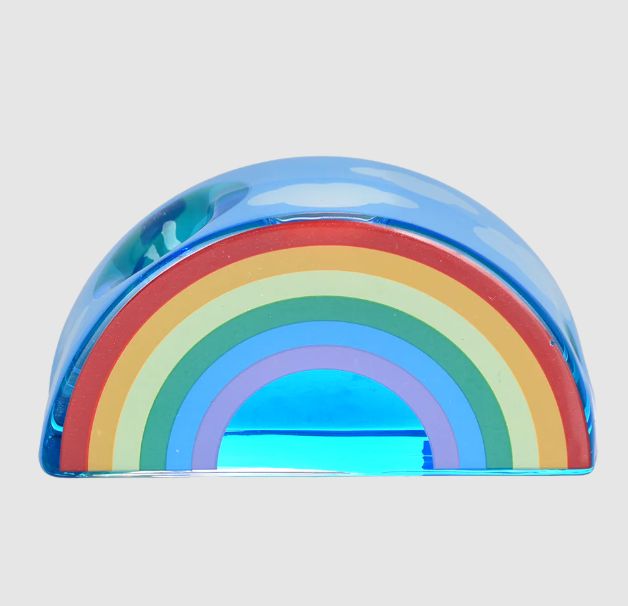 Rainbow Glycerin Glass Hand Pipe