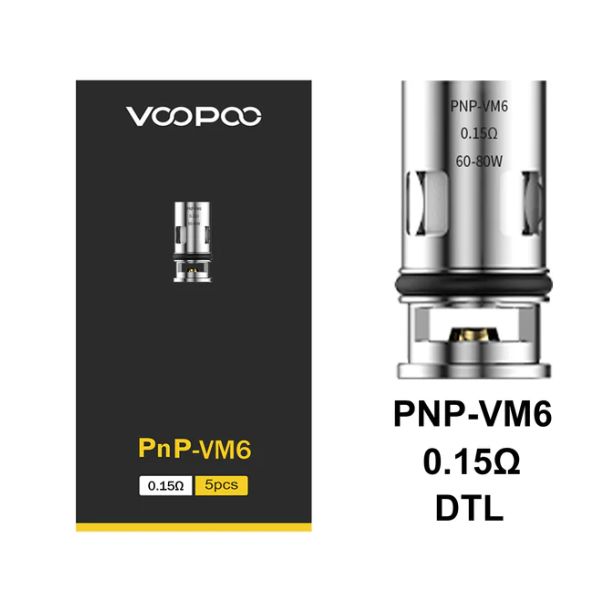 VOOPOO PnP VM6 Coils (5-Pack)