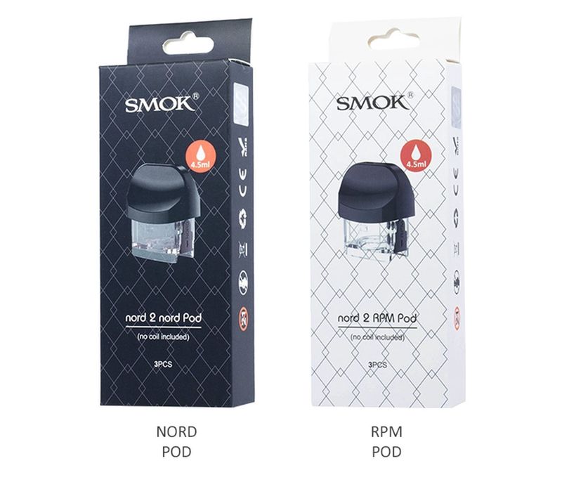 SMOK Nord 2 Empty Replacement Pods (3-Pack)