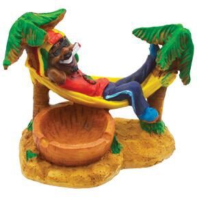 5.5" Rasta Ashtray Figurine