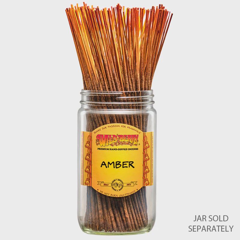 Wild Berry Traditional Incense Sticks 100/Pack - Amber