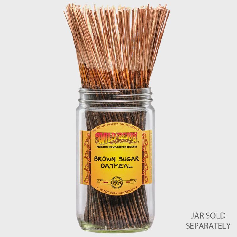 Wild Berry Traditional Incense Sticks 100/Pack -  Brown Sugar Oatmeal