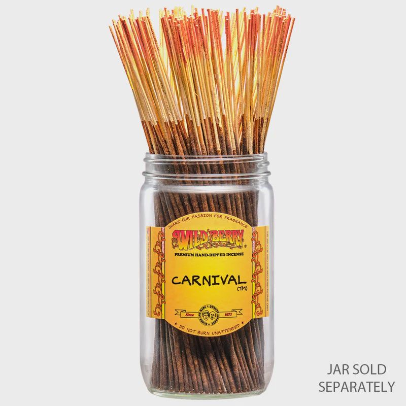 Wild Berry Traditional Incense Sticks 100/Pack - Carnival