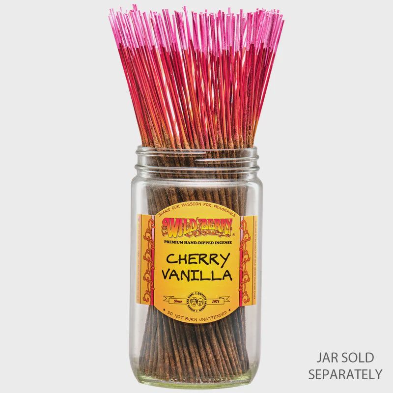 Wild Berry Traditional Incense Sticks 100/Pack - Cherry Vanilla