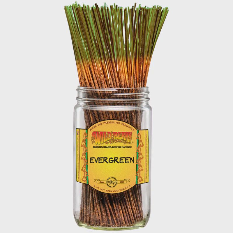 Wild Berry Traditional Incense Sticks 100/Pack - Evergreen
