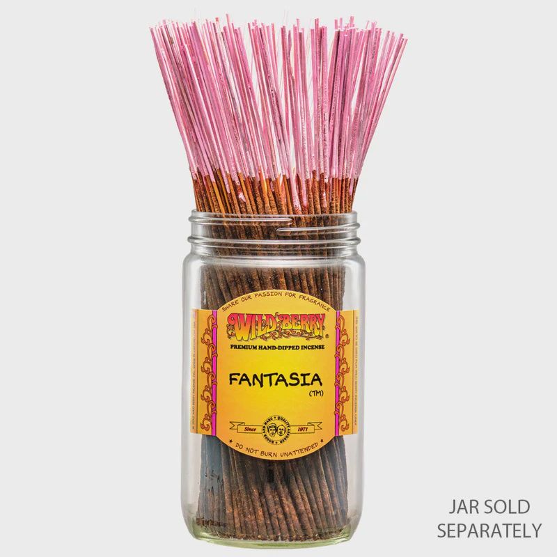 Wild Berry Traditional Incense Sticks 100/Pack - Fantasia