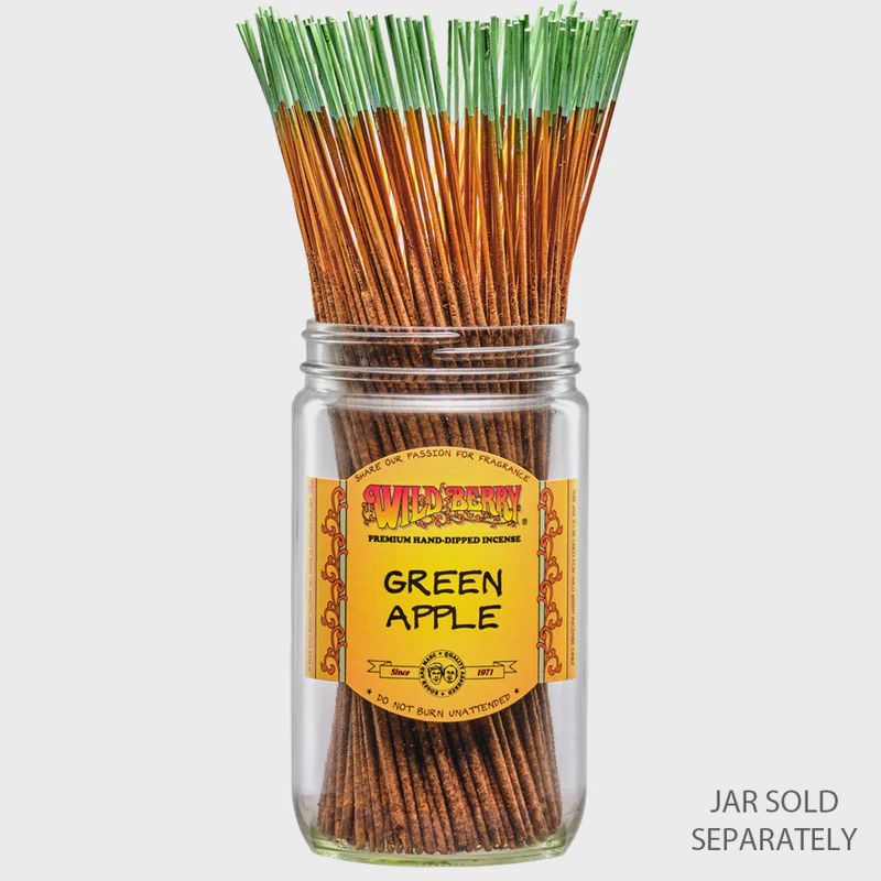 Wild Berry Traditional Incense Sticks 100/Pack - Green Apple