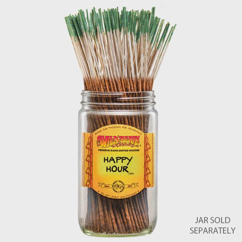 Wild Berry Traditional Incense Sticks 100/Pack -  Happy Hour