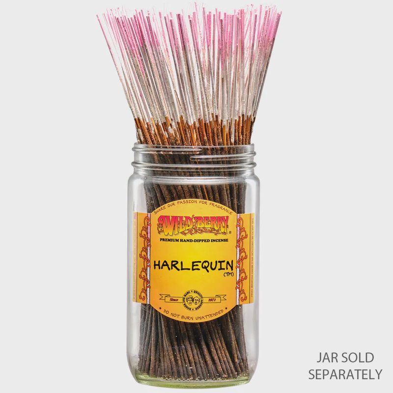 Wild Berry Traditional Incense Sticks 100/Pack - Harlequin