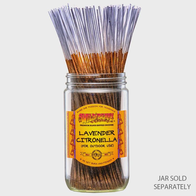 Wild Berry Traditional Incense Sticks 100/Pack - Lavender Citronella