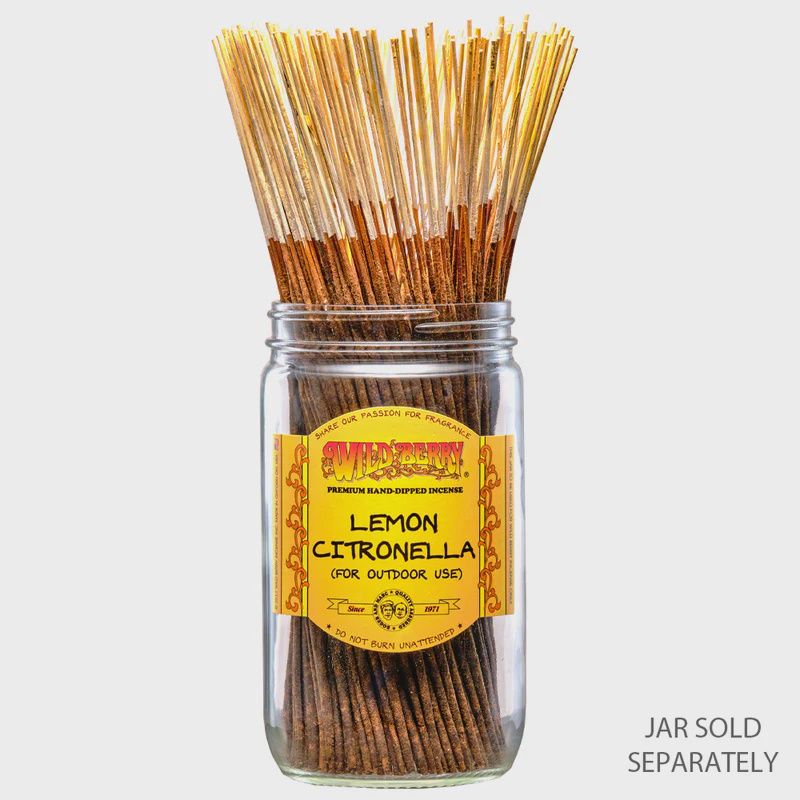 Wild Berry Traditional Incense Sticks 100/Pack - Lemon Citronella