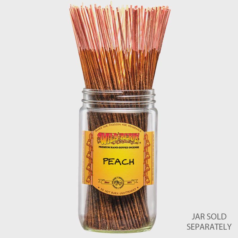 Wild Berry Traditional Incense Sticks 100/Pack - Peach