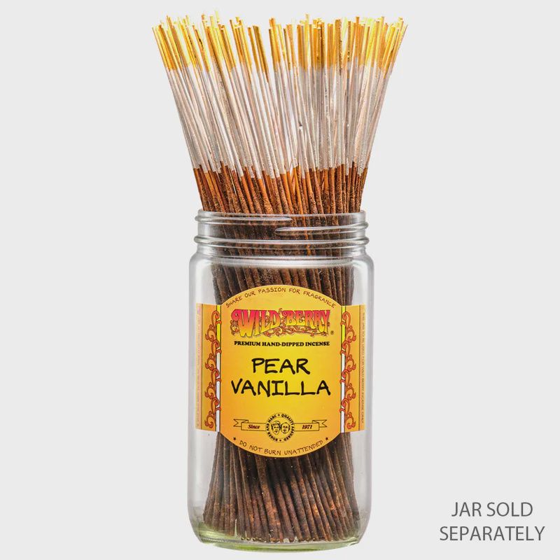 Wild Berry Traditional Incense Sticks 100/Pack - Pear Vanilla