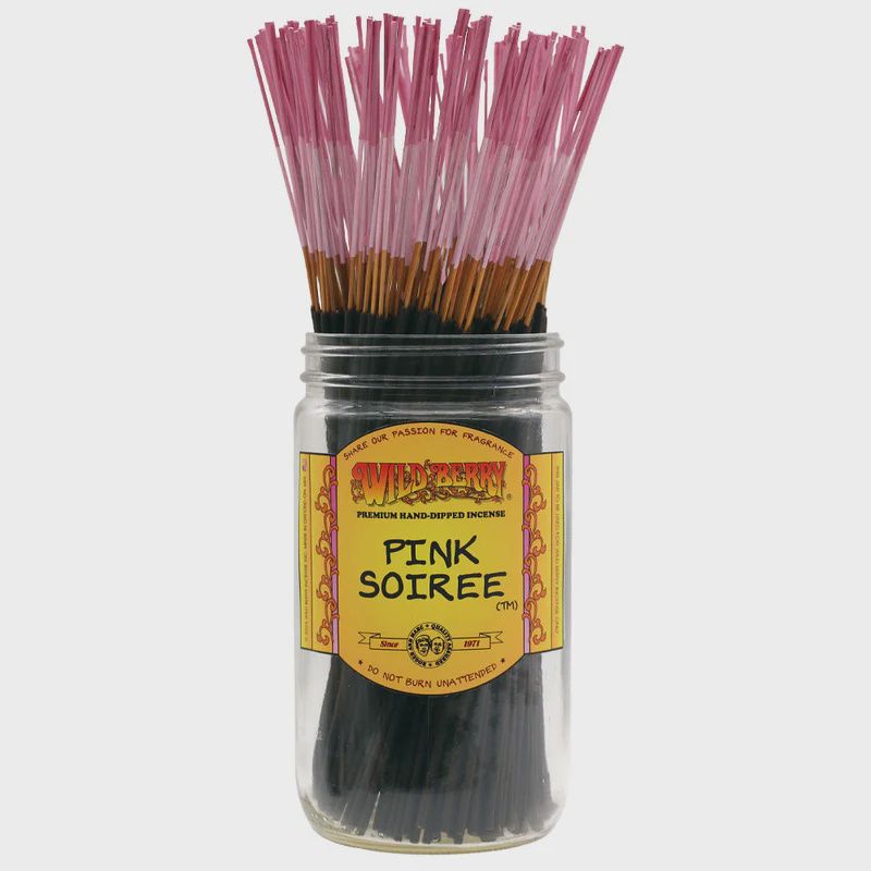 Wild Berry Traditional Incense Sticks 100/Pack - Pink Soiree