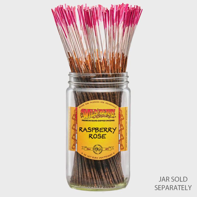 Wild Berry Traditional Incense Sticks 100/Pack - Raspberry Rose