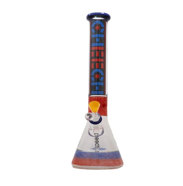 Cheech Glass - Take Me Back In Time Retro Beaker With Dab Pad