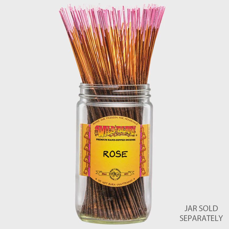 Wild Berry Traditional Incense Sticks 100/Pack - Rose