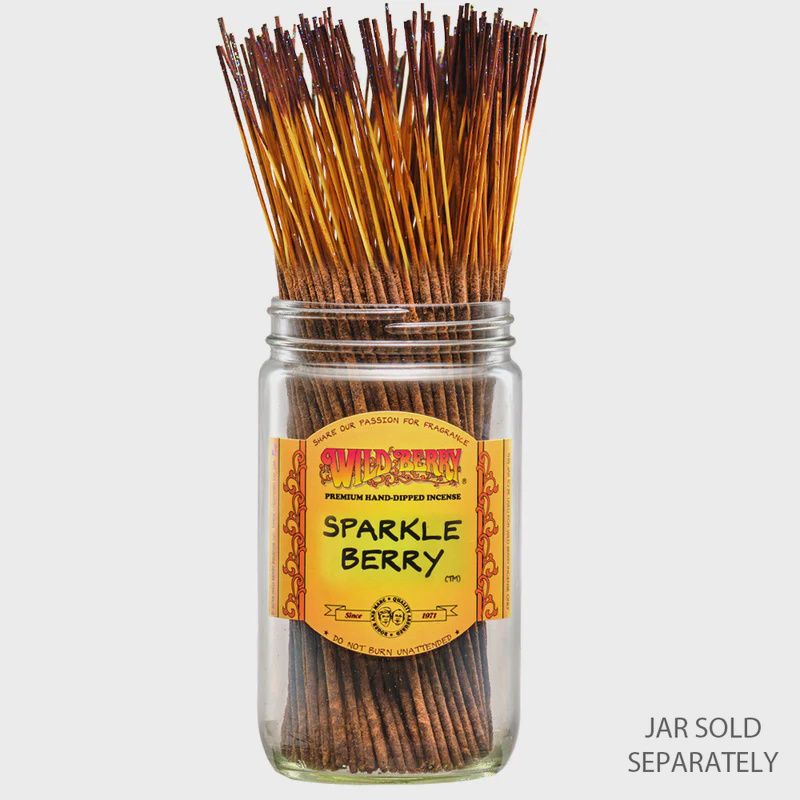 Wild Berry Traditional Incense Sticks 100/Pack - Sparkle Berry
