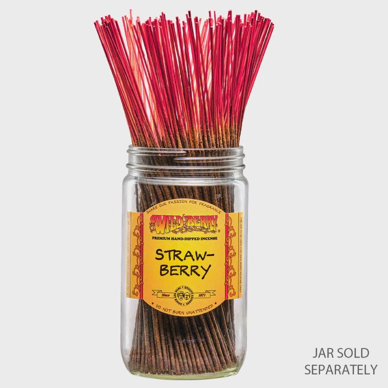 Wild Berry Traditional Incense Sticks 100/Pack - Strawberry