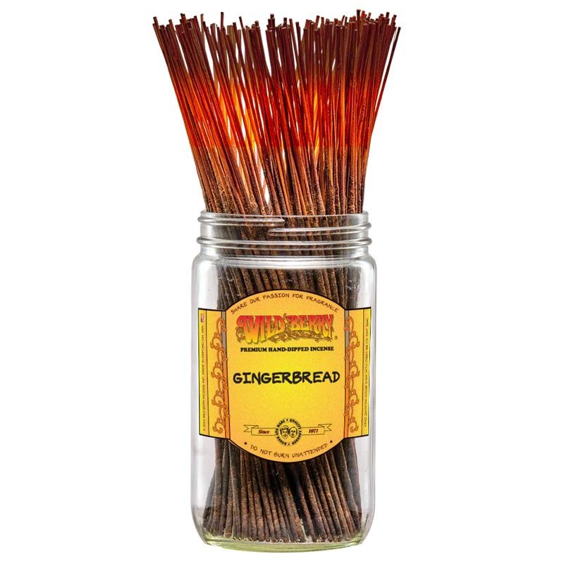 Wild Berry Traditional Incense Sticks 100/Pack - Gingerbread